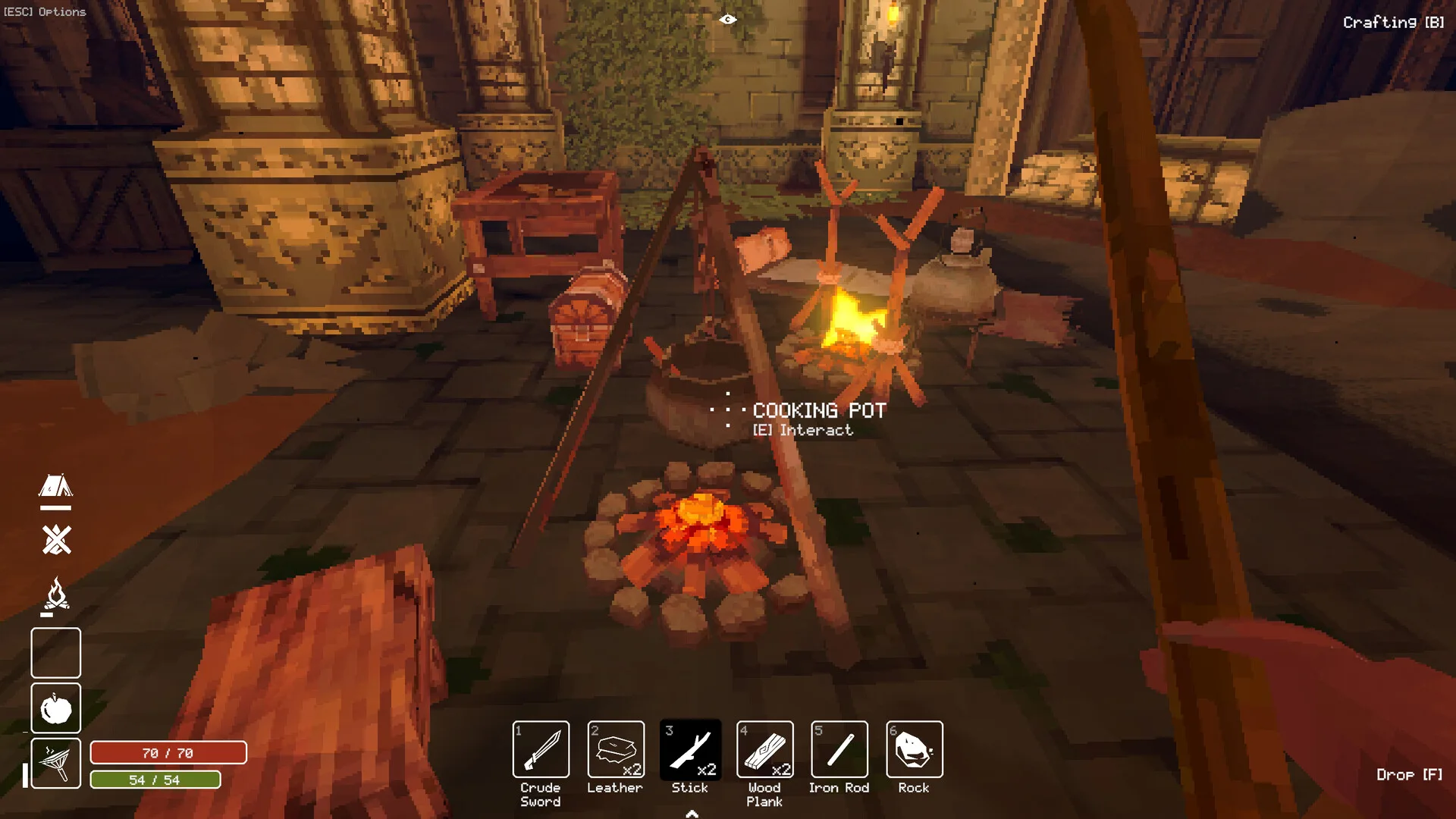 A chest room from the official screenshots
