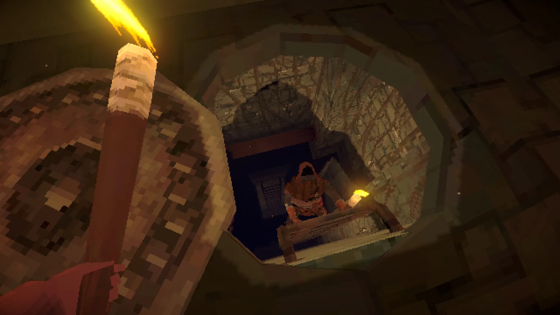 A dark creature space from the official screenshots